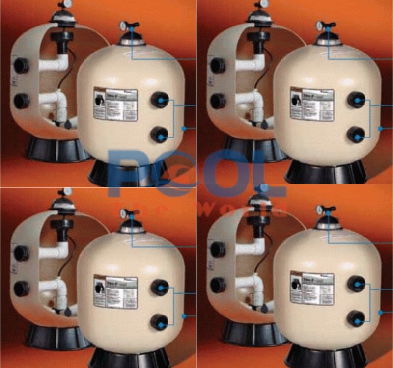 Lọc nước hồ bơi hiệu quả với bồn lọc cát chuyên dụng